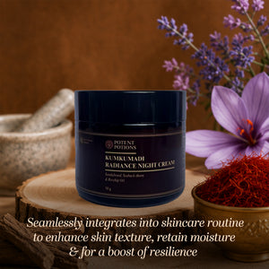 Potent Potions Kumkumadi Radiance Night Cream media